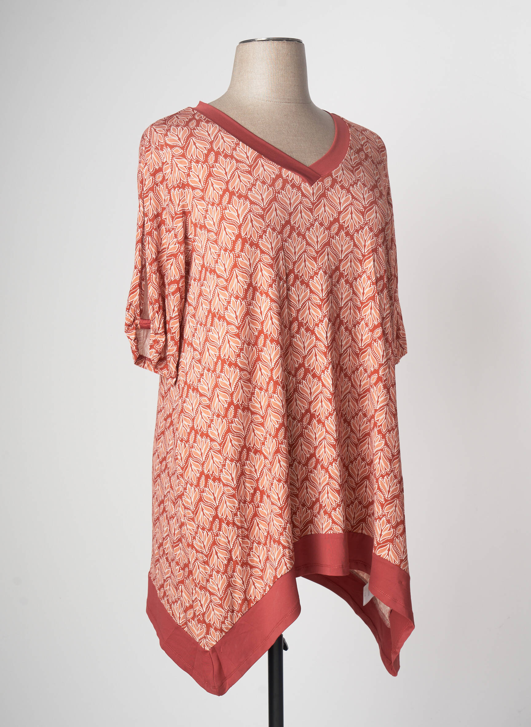 Blancheporte Tuniquemanchecourte Femme couleur marron