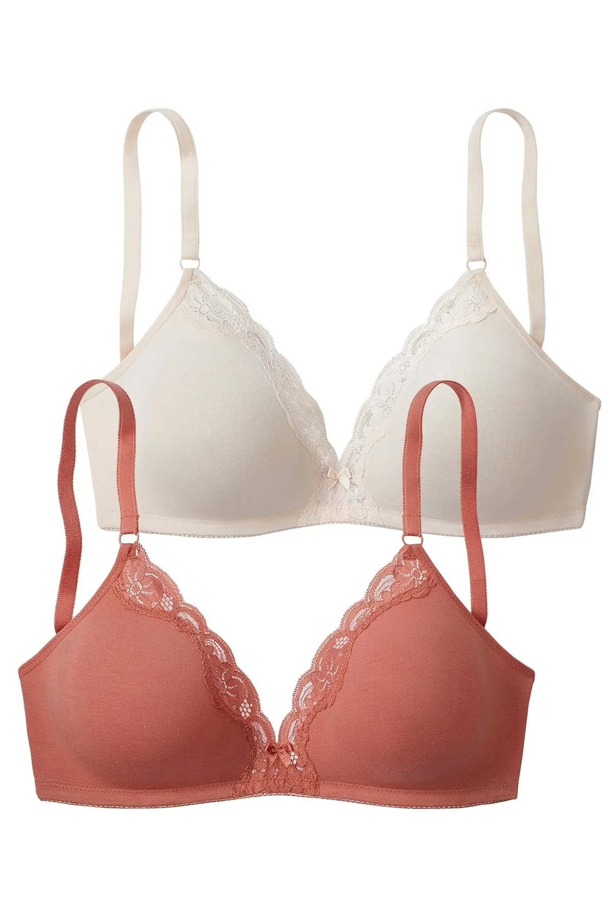PETITE FLEUR  BH - Weiß - Unifarben