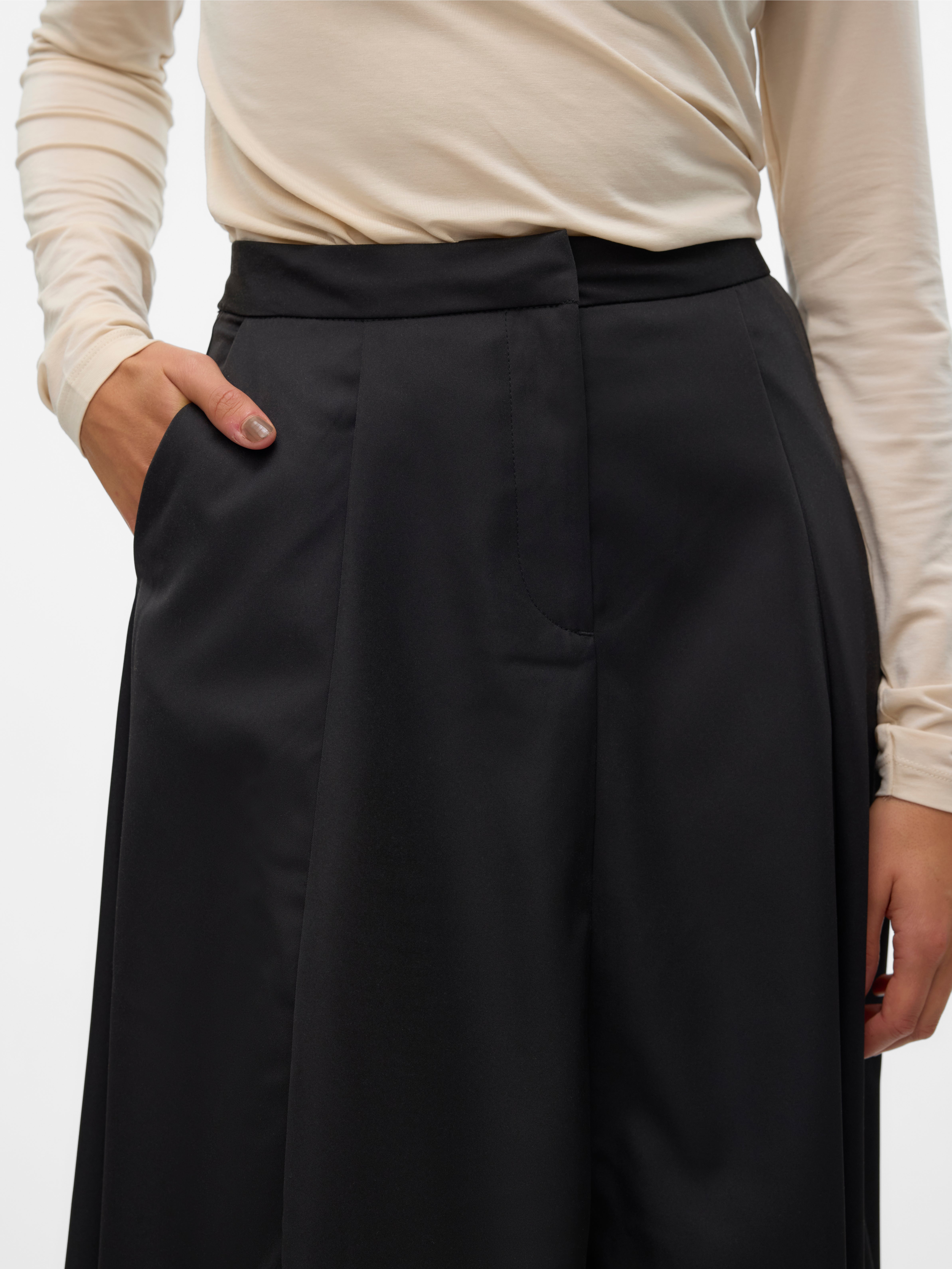 VMTARA Hohe Taille Langer Rock
