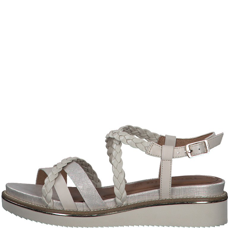 TAMARIS Klassische Sandalen weiss