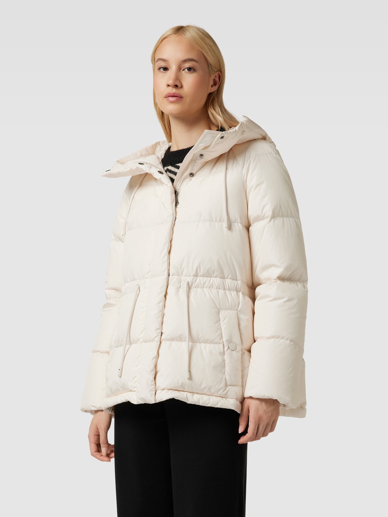 Dauneenjacke mit Label-Details Modell 'YSER' in offwhite