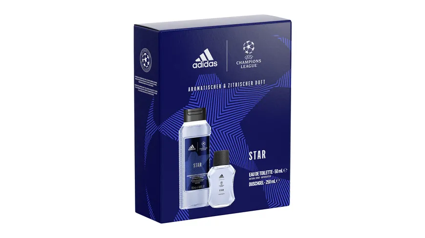 adidas UEFA Eau de Toilette und Duschgel Geschenkpackung