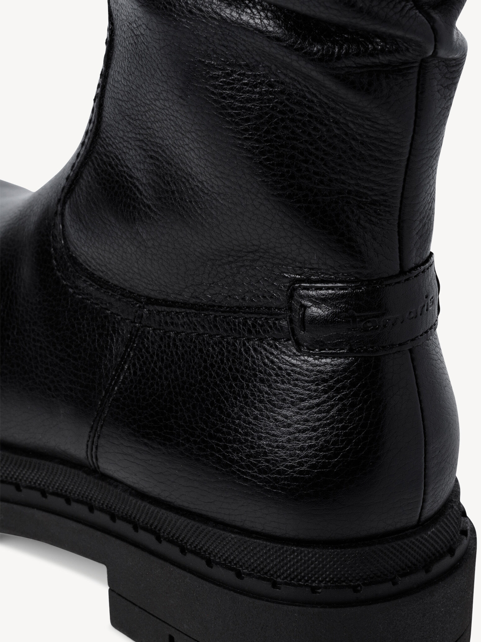 Bottes en cuir - noir
