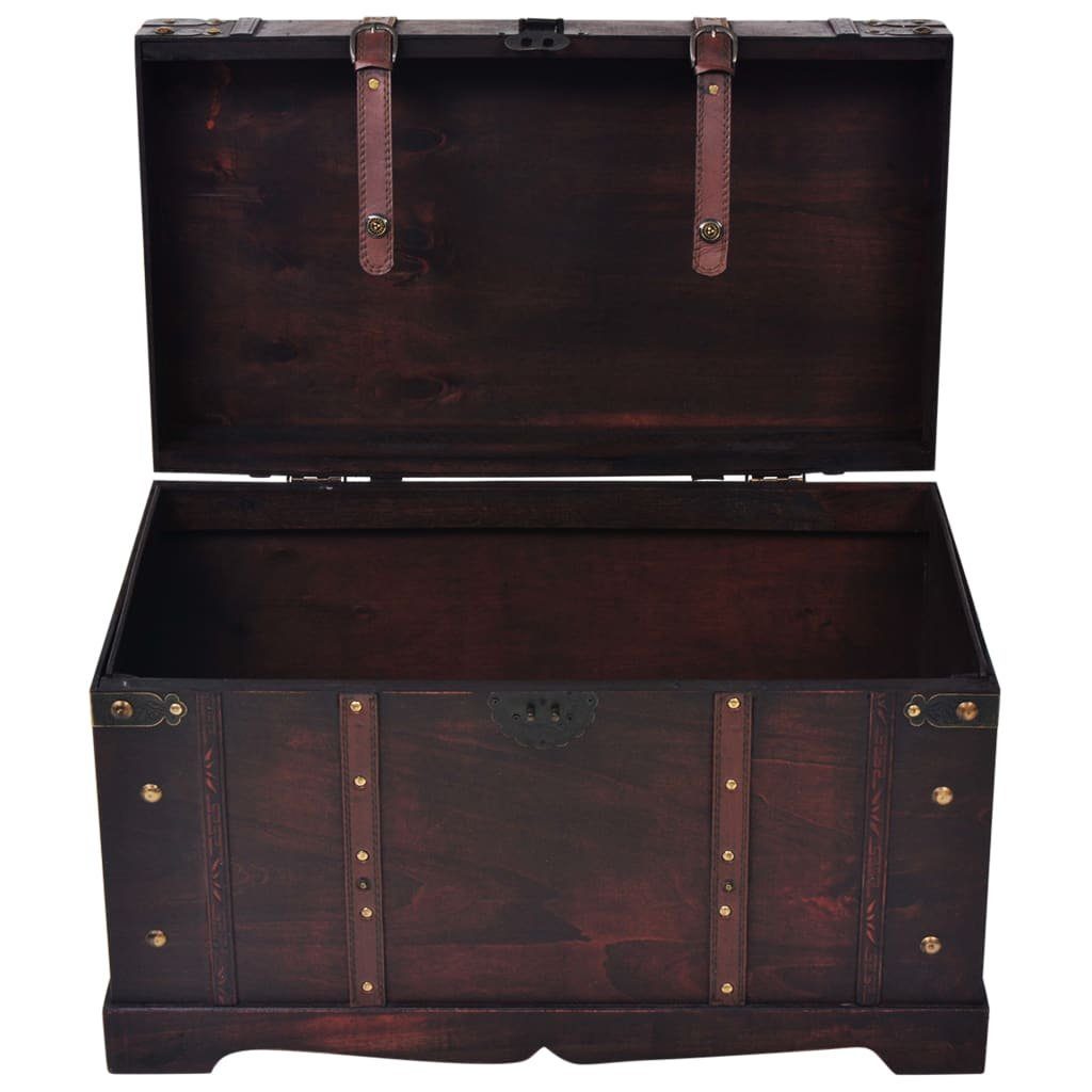 vidaXL Aufbewahrungsbox Vintage Schatztruhe Holz 66 x 38 x 40 cm