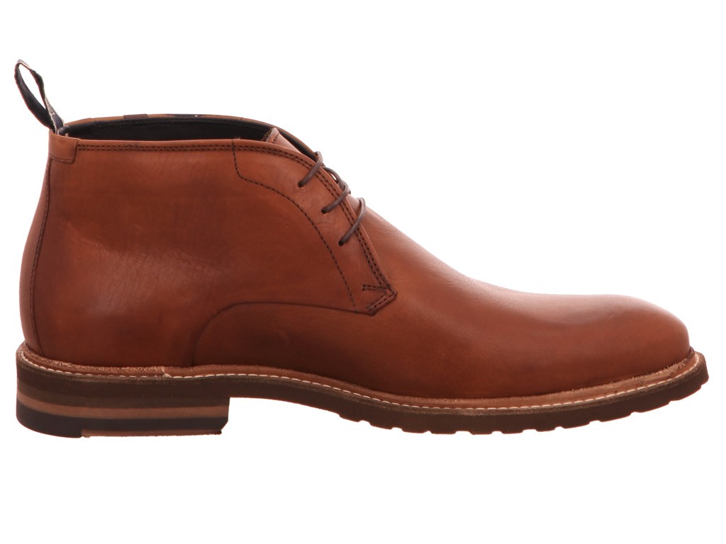 FLORIS VAN BOMMEL Stiefeletten braun Floris Casual Cognac Calf leat