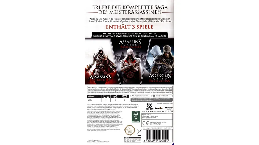 Assassin's Creed - The Ezio Collection