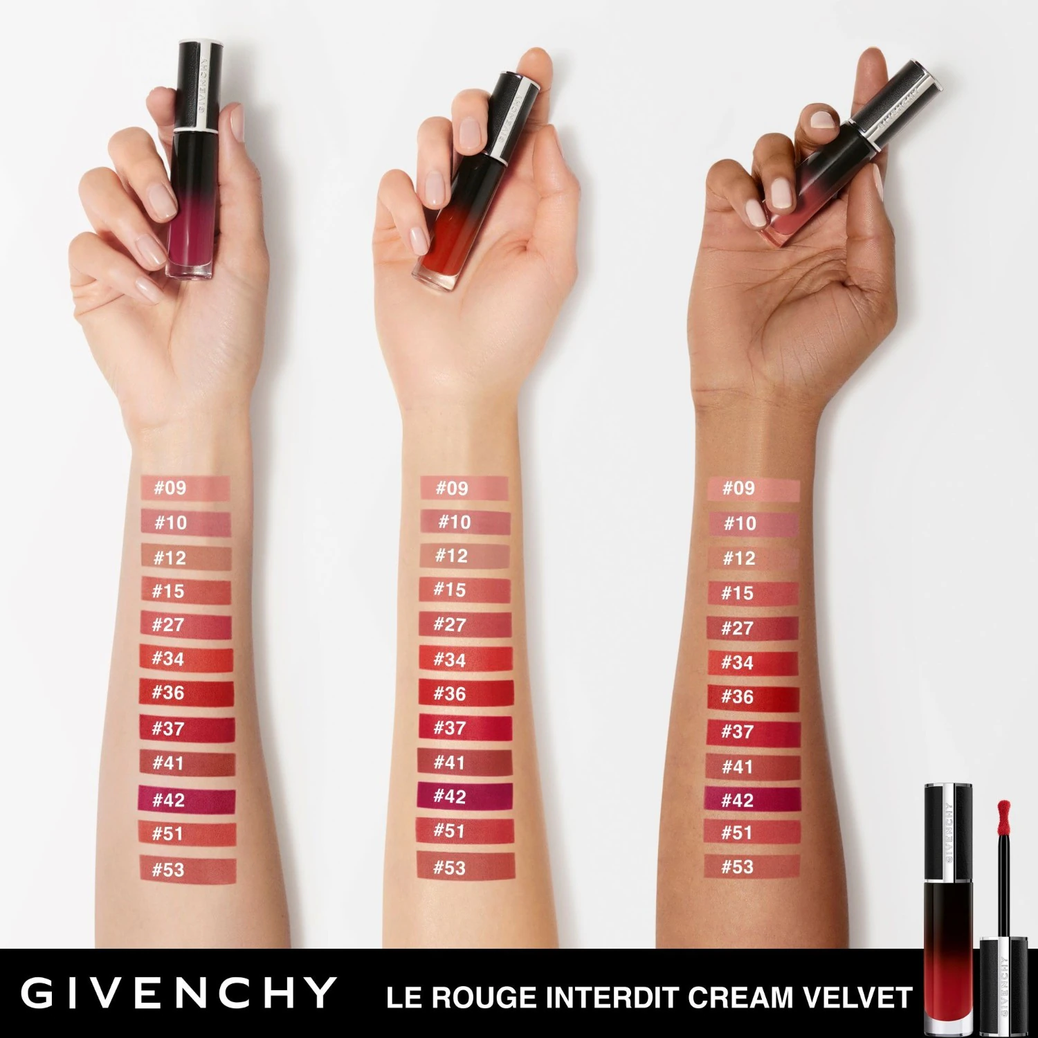Givenchy kremasti baršun