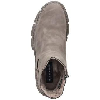 Tom Tailor Chelsea Boots in grau