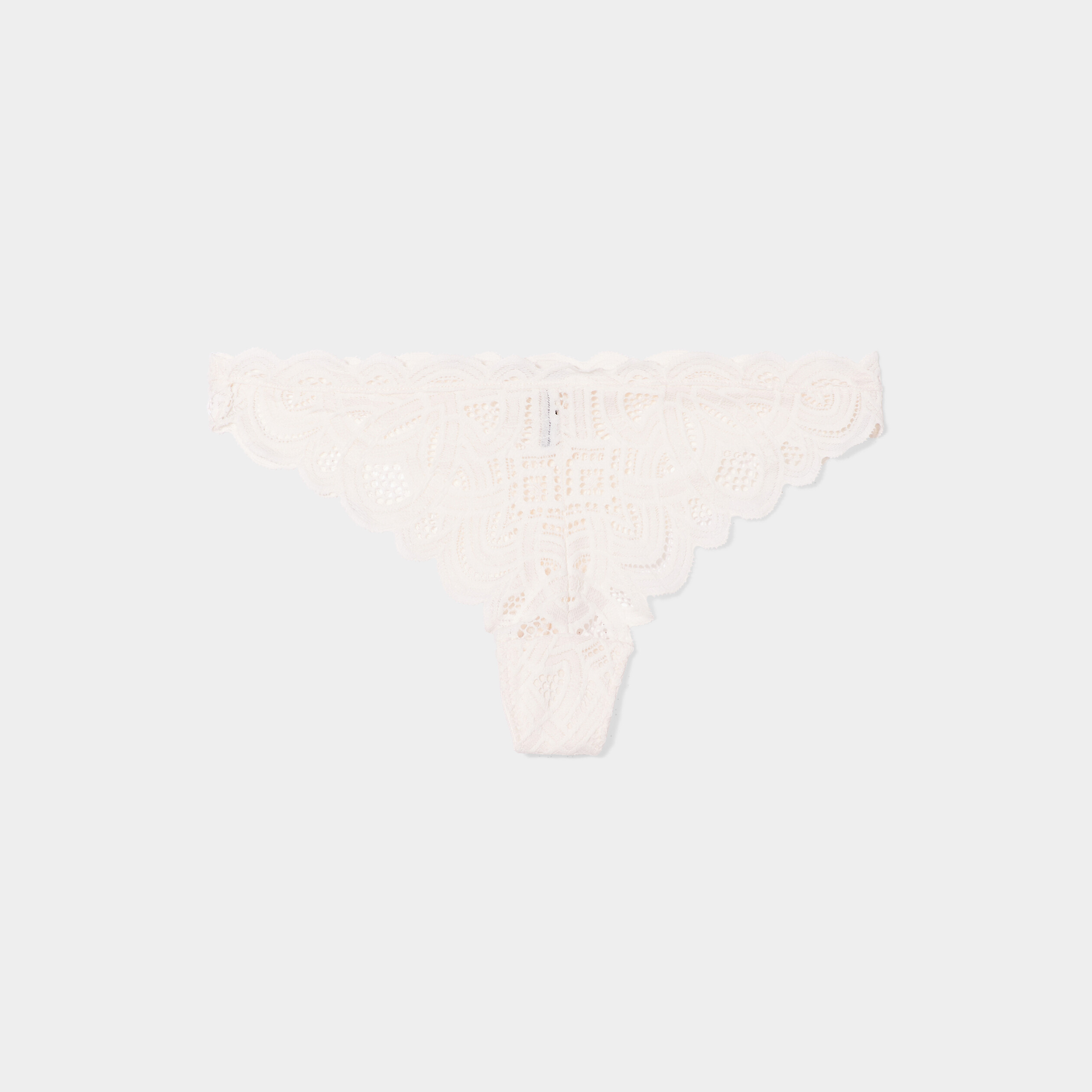 Tanga en dentelle ivoire femme | La Halle