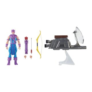Avengers Marvel Legends Actionfigur: Hawkeye with Sky-Cycle