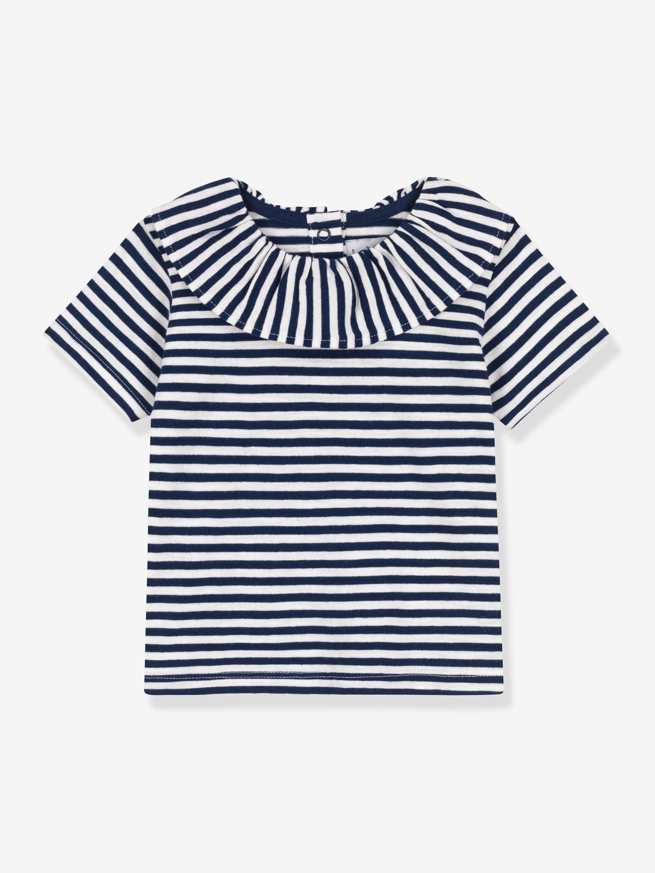 Blouse manches courtes PETIT BATEAU bleu