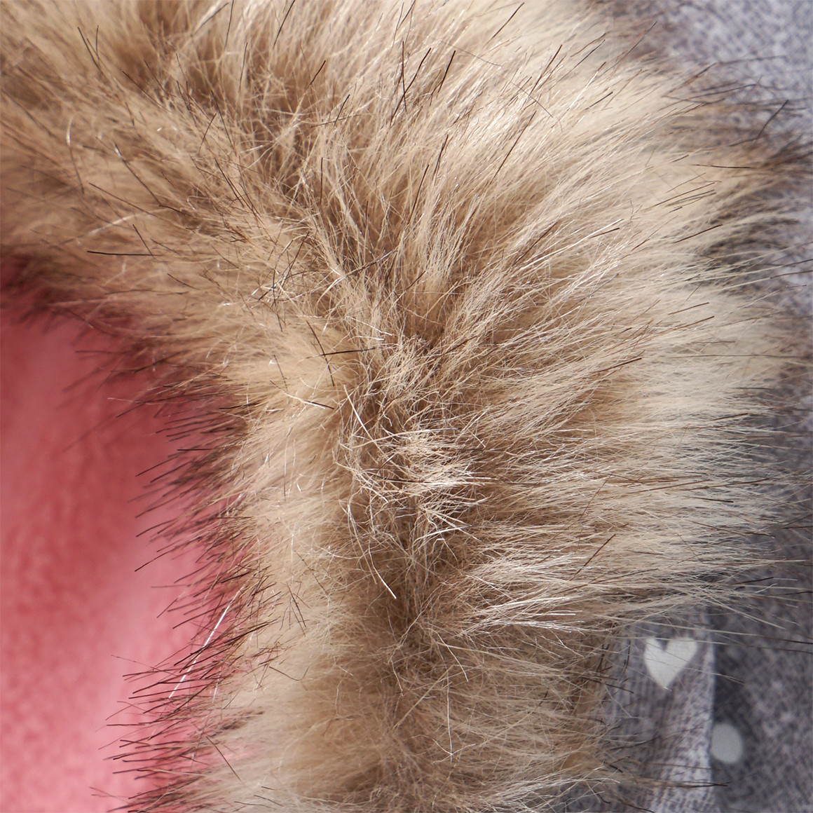 Baby Schneeoverall mit Herz-Allover