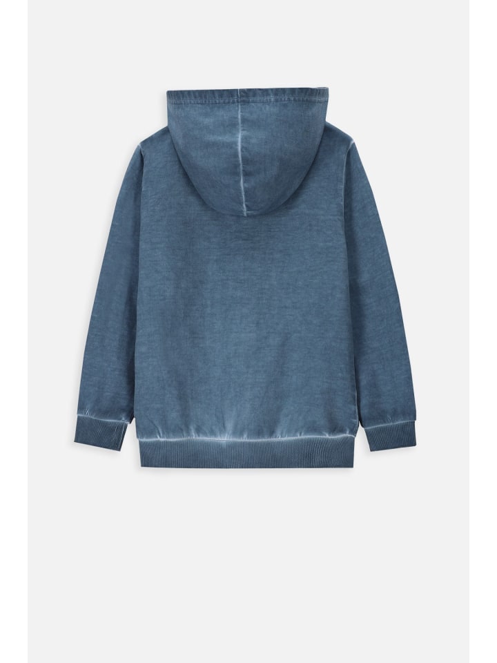 Coccodrillo Sweatshirt mit Reißverschluss  in blau günstig kaufen