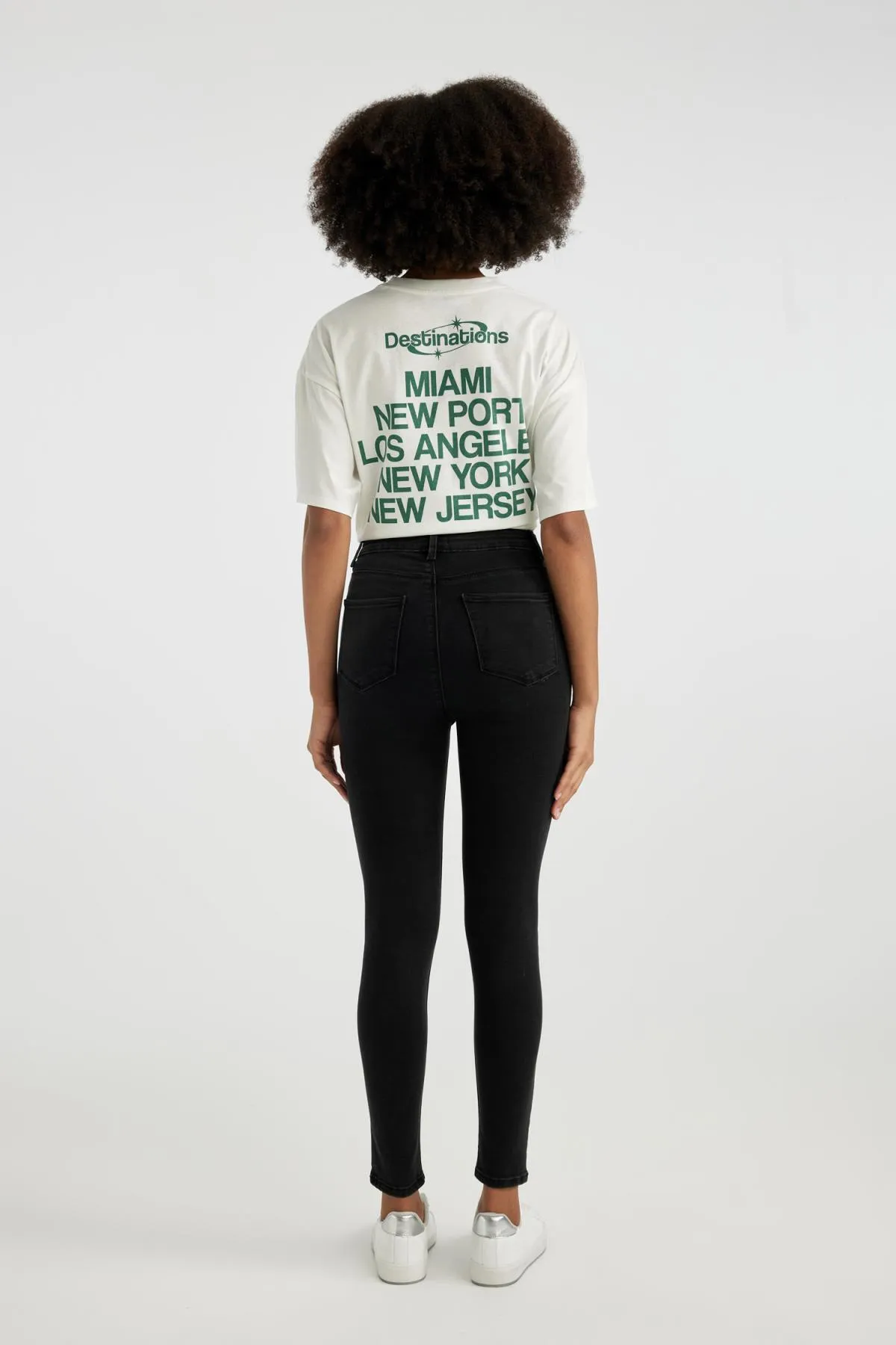 DeFacto  Jegging Jeanshose mit hoher Taille und Knöchellänge und schmalem Bein B7498ax24sp