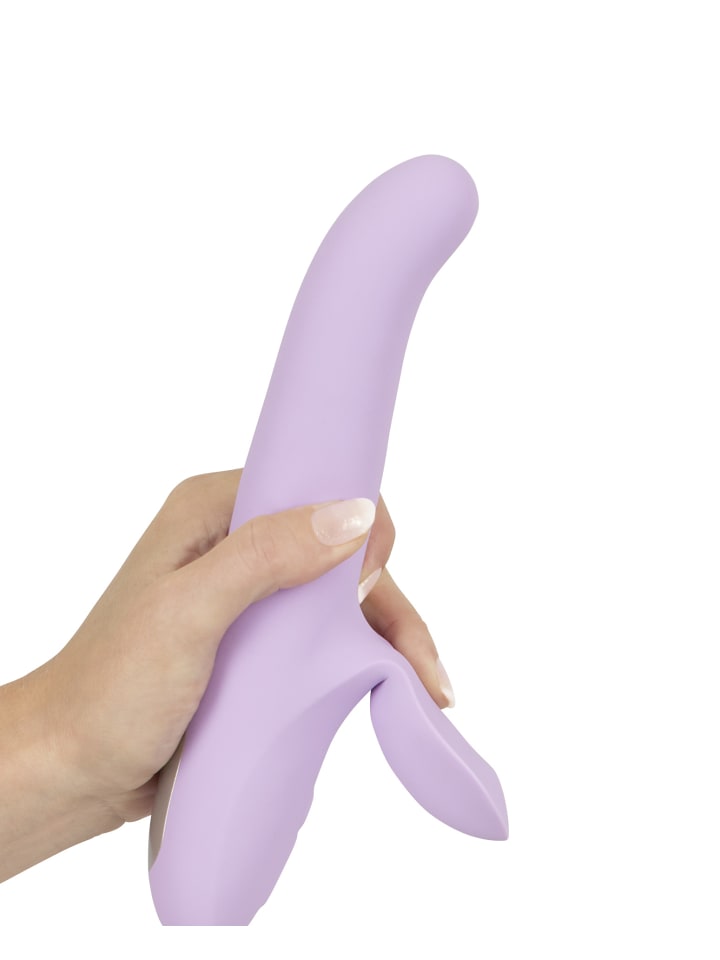 Sweet Smile Rabbitvibrator Thrusting Pearl Vibrator in lila günstig kaufen 23,5