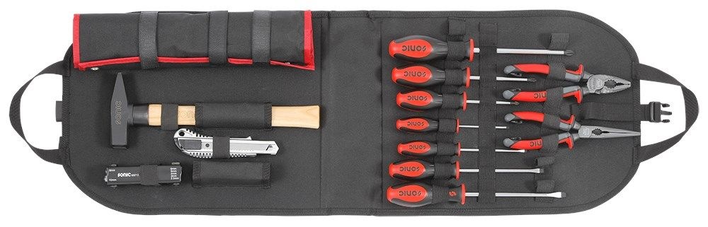 Mochila Sonic 708401 com conjunto de 84 peças