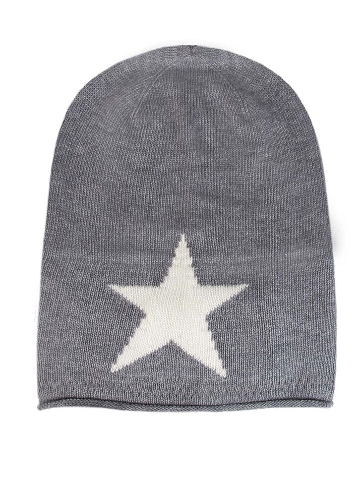 Zwillingsherz Mütze in Grau günstig kaufen onesize