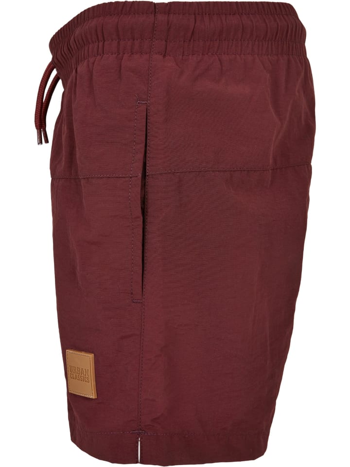 Urban Classics Urban Classics Badeshorts in cherry günstig kaufen