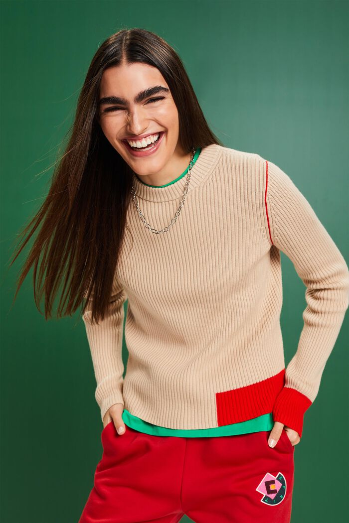 Rippstrickpullover