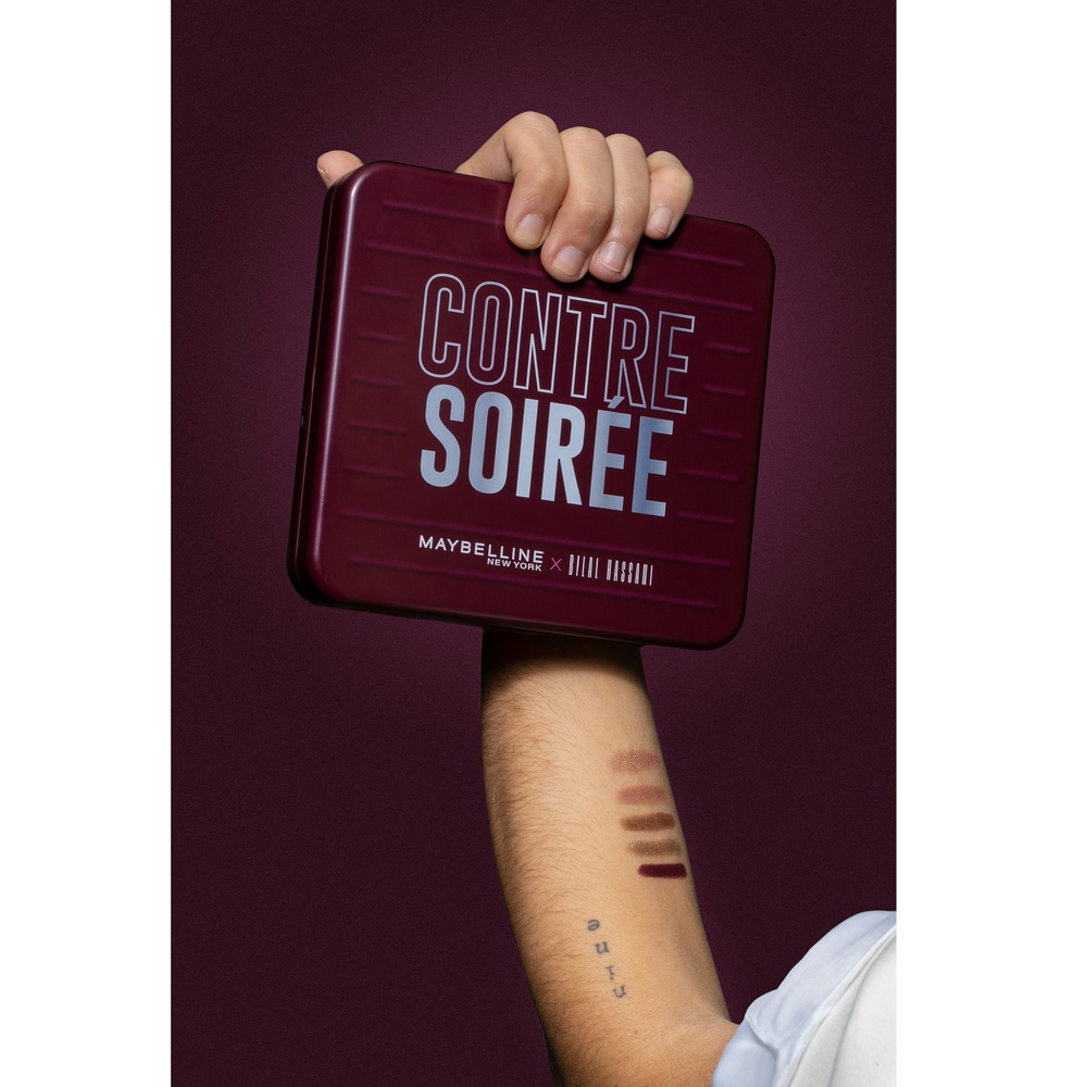 Maybelline New York BILAL HASSANI X MAYBELLINE NY Coffret de 5 fards à paupières Color Strike - édition limitée