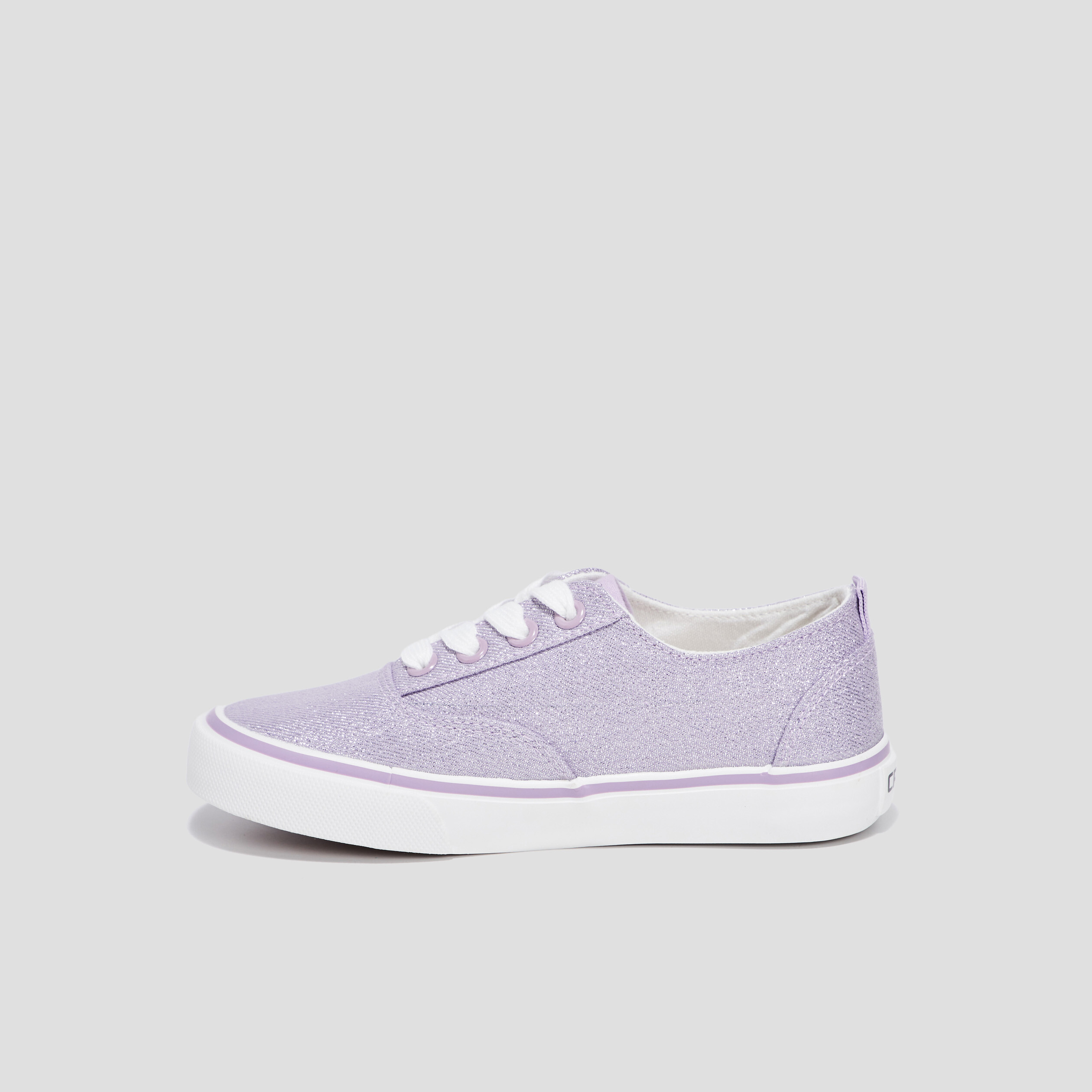 Tennis en toile à lacets Creeks violet fille | La Halle