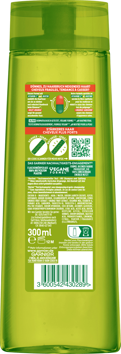 Shampoo Vitamine & Kraft, 300 ml