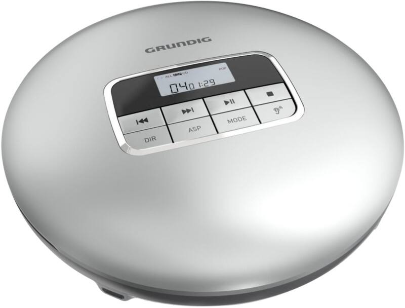 Grundig Tragbarer CD-Player GCP1020 Schwarz, Silber