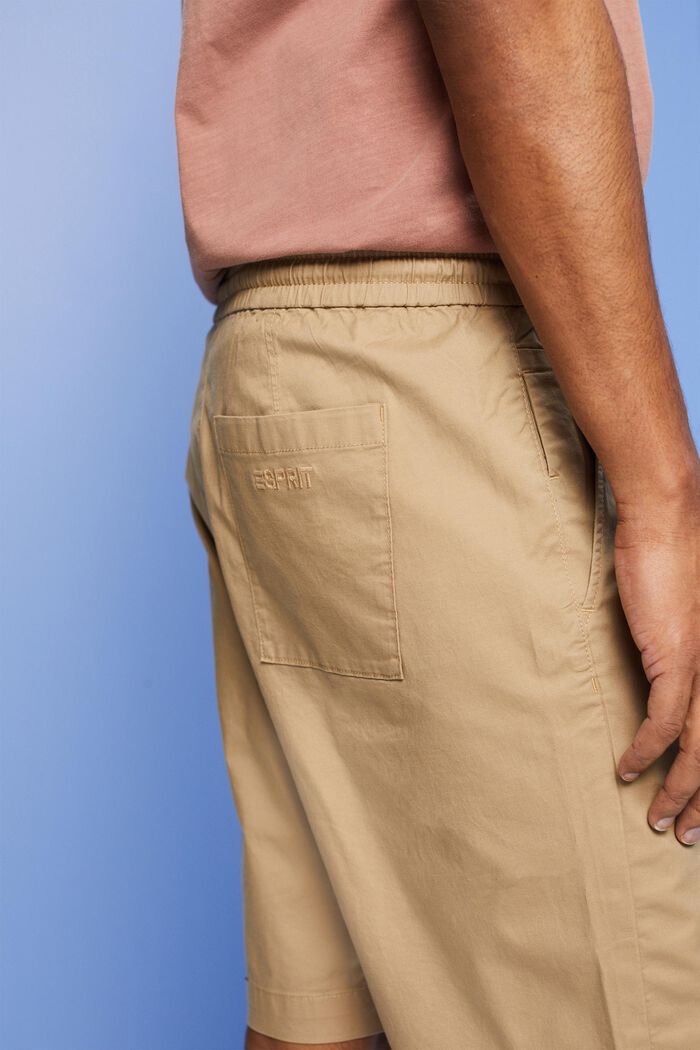 Shorts aus Baumwolltwill