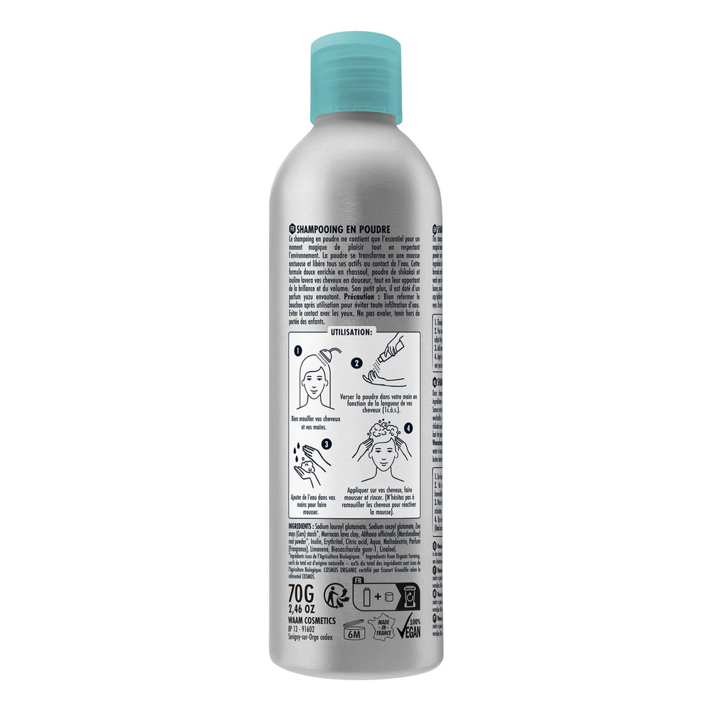 waam SHAMPOING EN POUDRE Shampoing en poudre