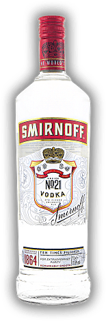 Smirnoff Red 1,0 Liter 37,5% Smirnoff Red 1,0 Liter 37,5% Smirnoff ist international die Nummer 1 bei den Wodkas und die zweitgrößte Spirituosenmarke der Welt. 1	 Liter - Vol 37,5%
