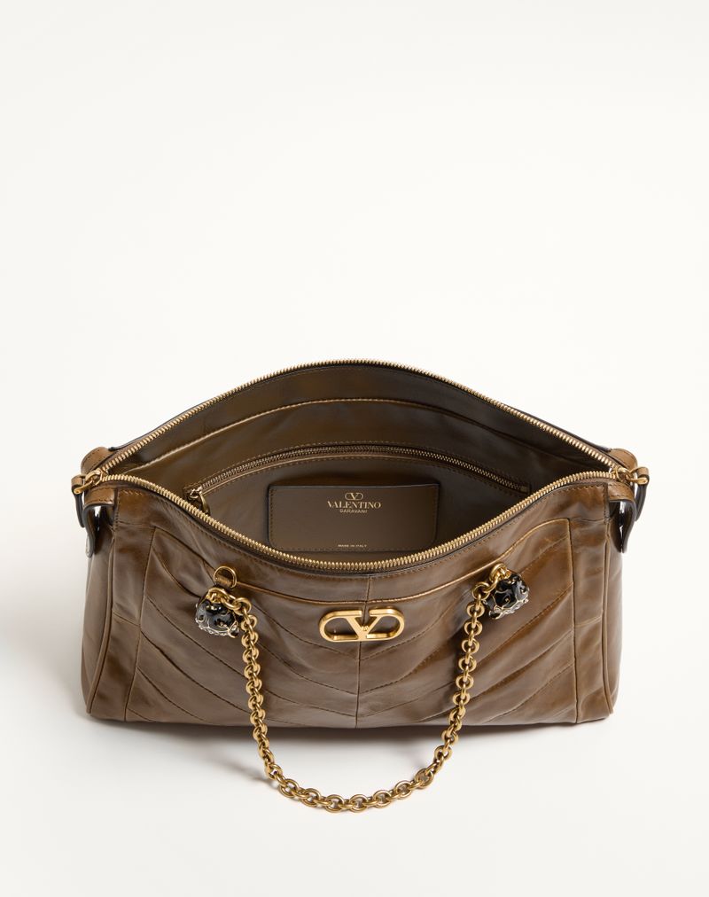 Bolsa de ombro Valentino Garavani Panthea Chevron Nappa