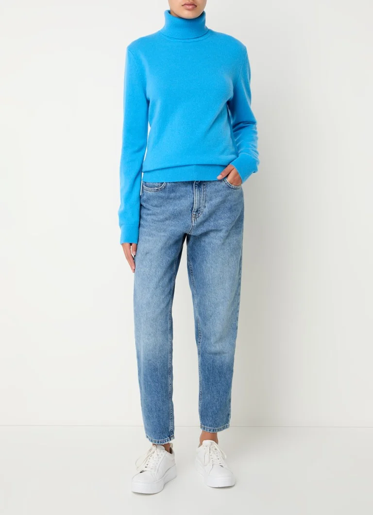 Maglione a collo alto in pregiato cashmere Benetton
