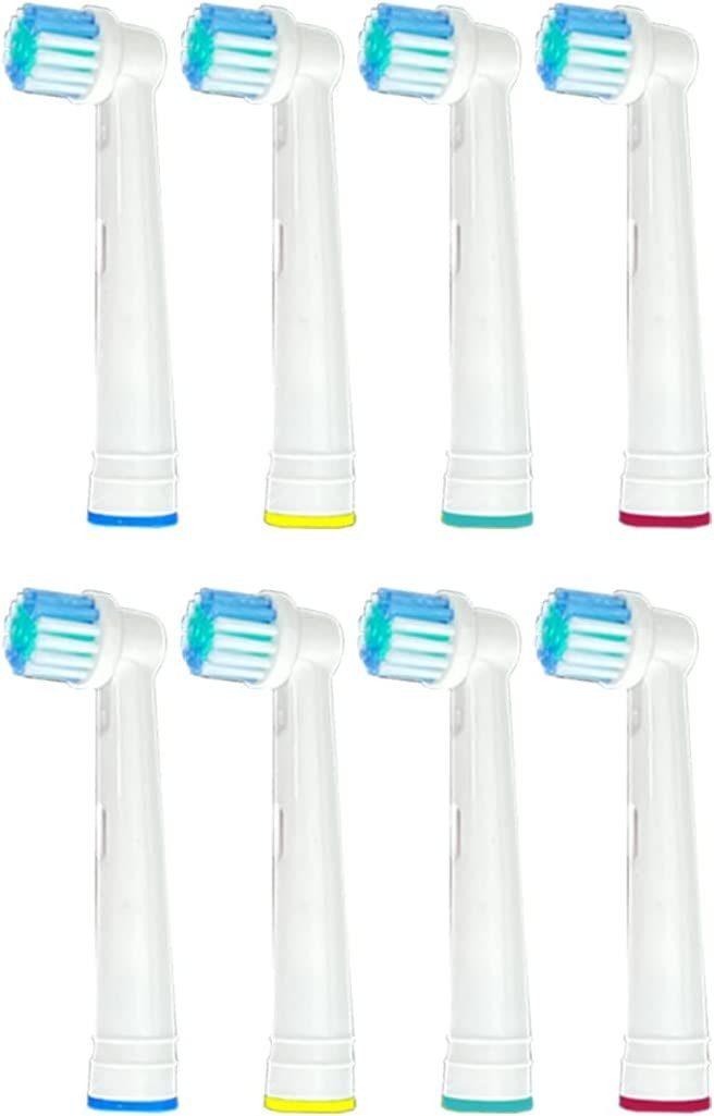 Sibastore Aufsteckbürsten Aufsteckbürsten für Oral B elektrische Zahnbürsten Wechselkopf, Verbesserung der Zahnfleischgesundheit, Für Kinder & Jugendlichen und Erwachsene geeignet, Extra weiche Borsten, Kompatibel mit ORAL B elektrischen Zahnbürsten