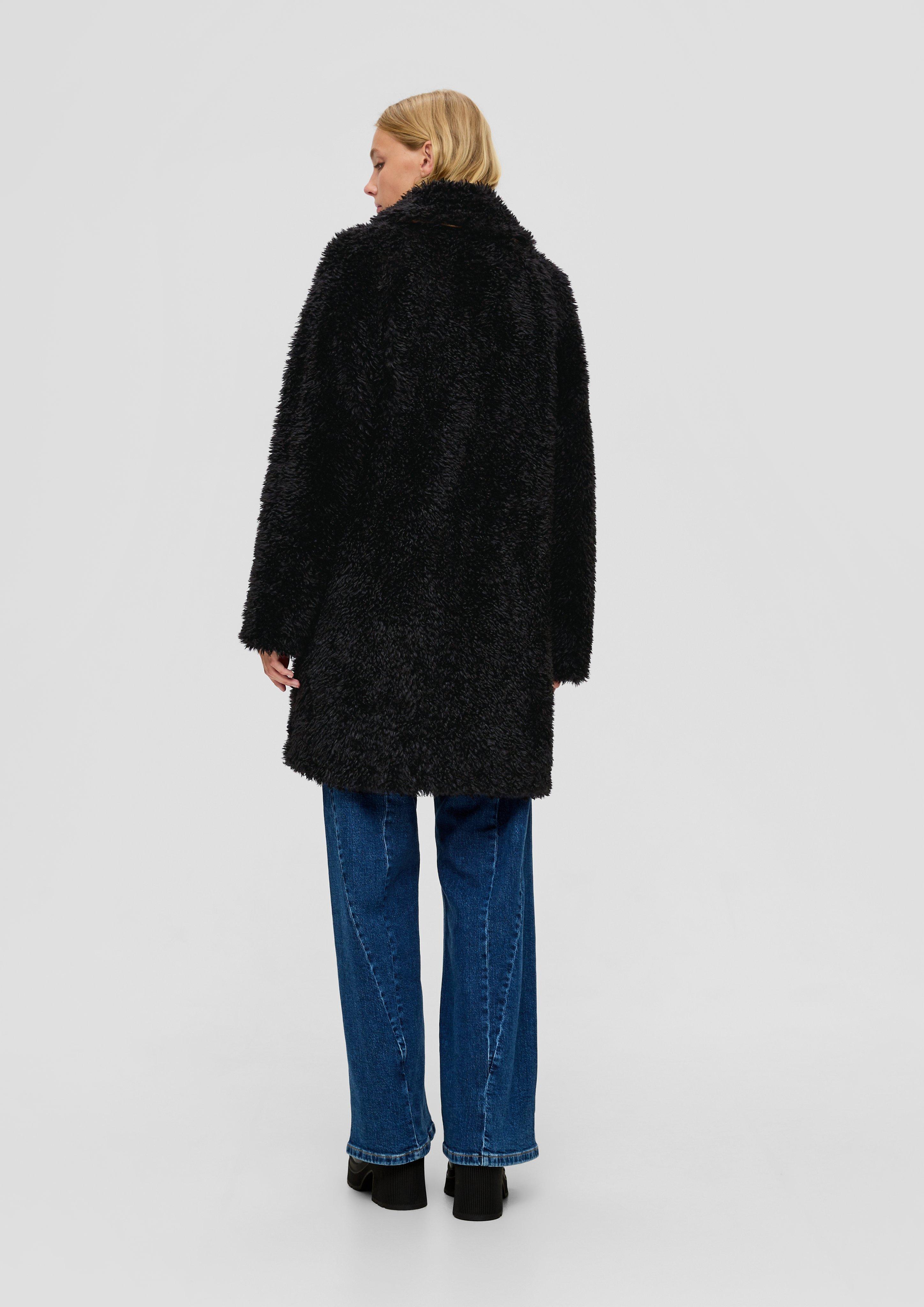 Oversized Teddy-Plüsch-Mantel  2134554-9999