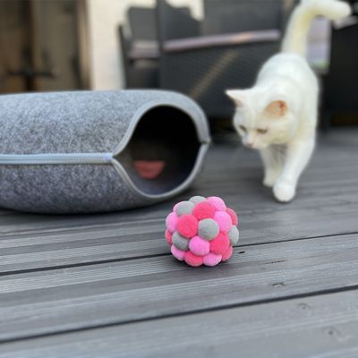 Aumüller Katzenspielkugel Pink Plush