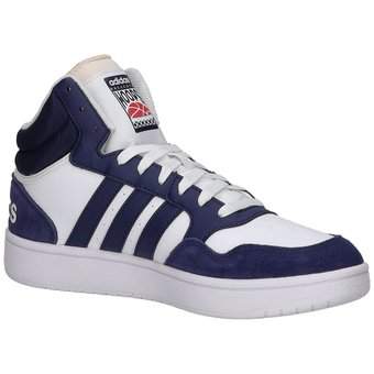adidas Hoops 3.0 Mid Sneaker in weiß