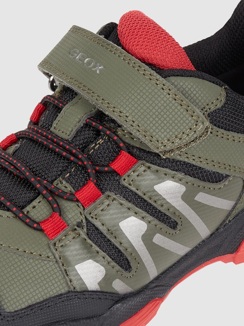 Sneaker mit Klettverschluss Modell 'Magnetar' - wasserdicht in khaki