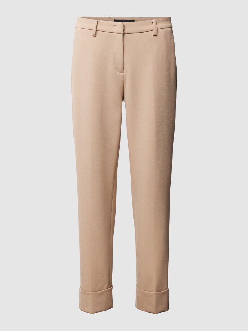 Stoffhose mit Bügelfalte Modell 'KRYSTAL' in beige
