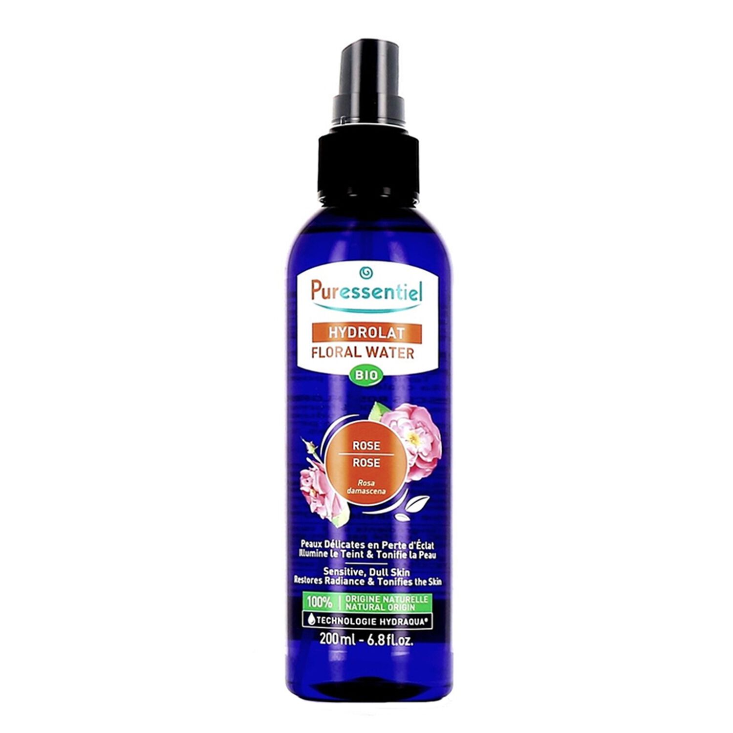 Puressentiel Hydrolat de Rose BIO Peaux Délicates & Perte d'Éclat 200 ml