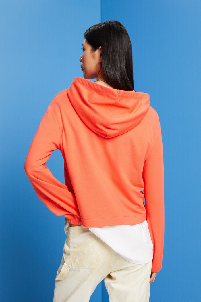 Hoodie-Sweatshirt mit Stickerei