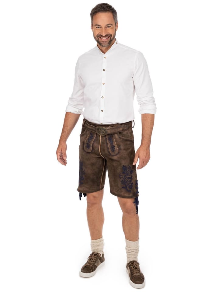 MADDOX Lederhose UTZ in braun günstig kaufen