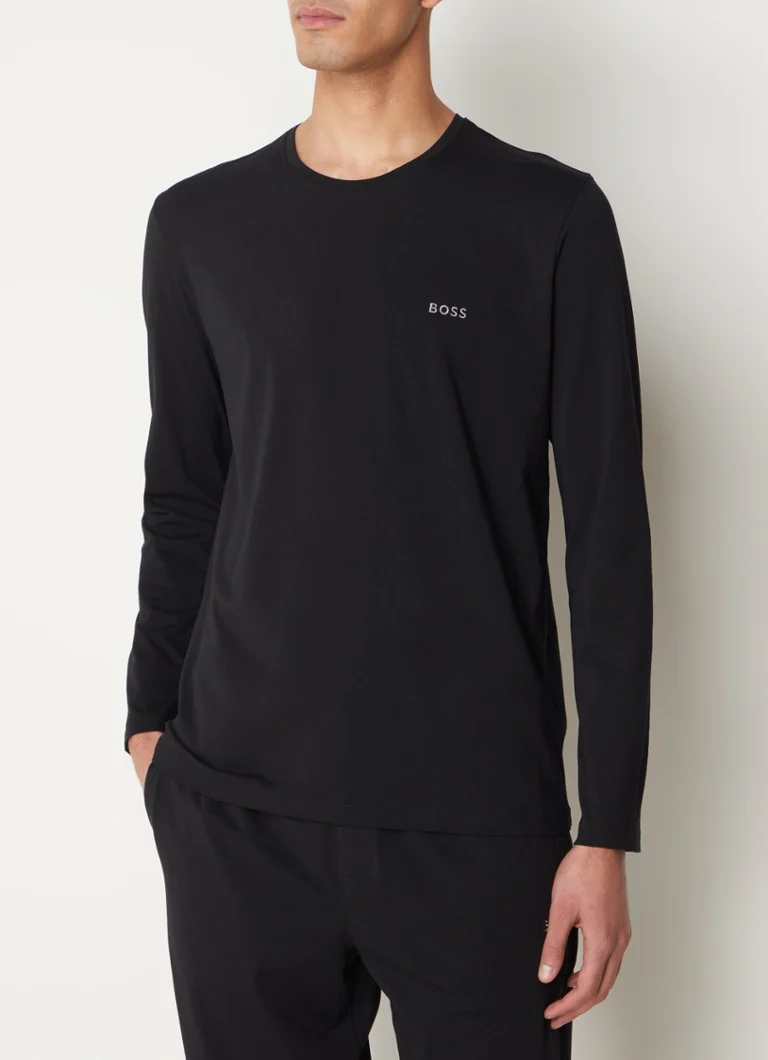 Koszulka HUGO BOSS Mix&Match z haftowanym logo