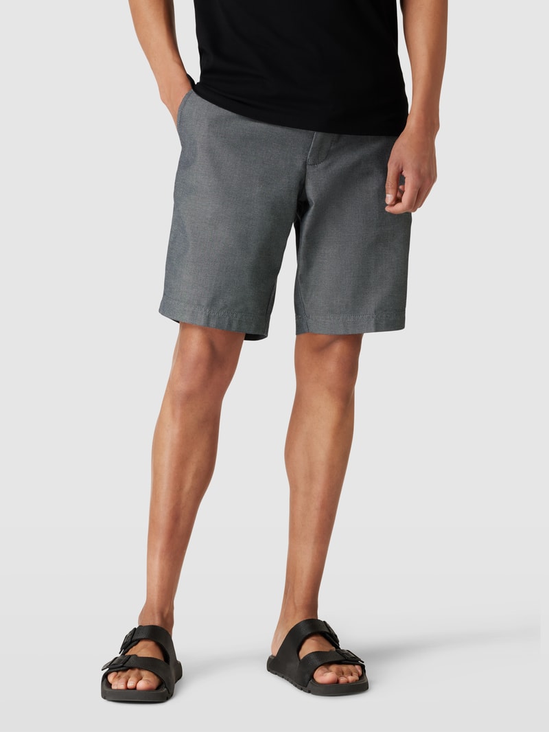 Chino-Shorts mit französischen Eingrifftaschen Modell 'Slice' in marineblau