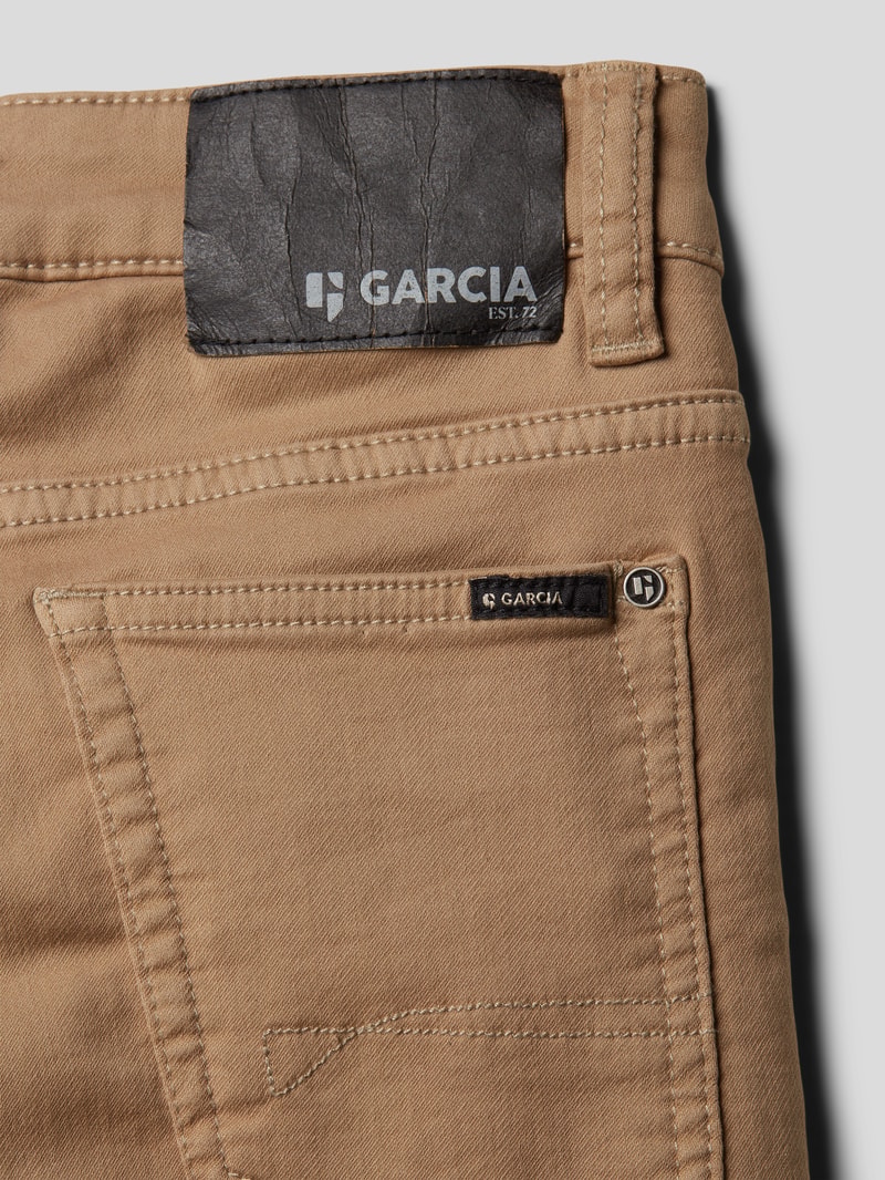 Superslim Fit Jeans mit Stretch-Anteil in beige meliert
