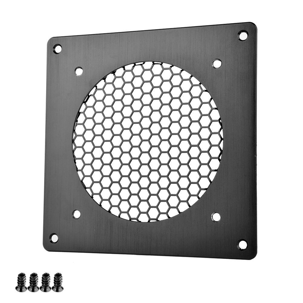 euroharry Mini USB-Ventilator Lüftungsgitter 120mm Lüfterabdeckun elektronische Schränke für PC