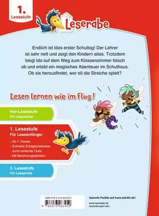 Leserabe - 1. Lesestufe: Idas zauberhafter erster Schultag
