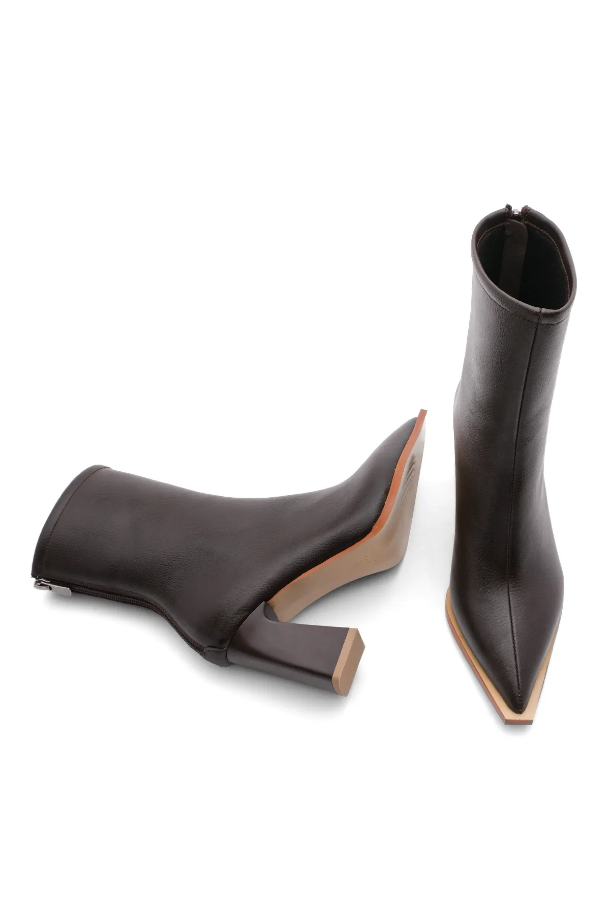 Marjin  Stiefelette - Braun - Blockabsatz