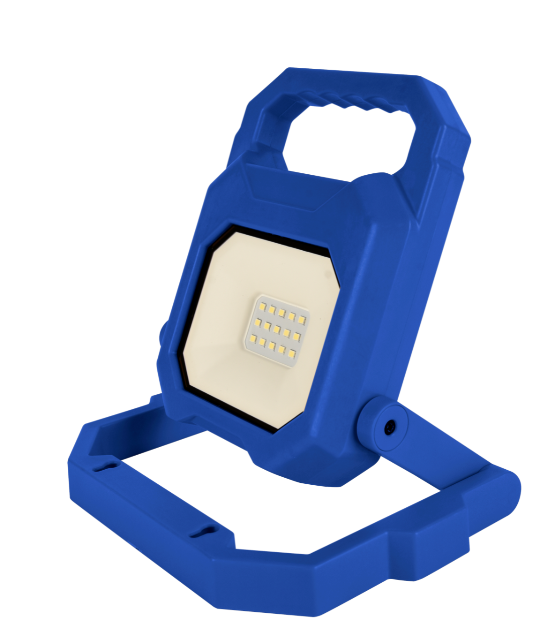LUXULA LED Baustrahler mit Akku, faltbar, 6 W, 800 lm, 4000 K (neutralweiß), IP54, 7 Stunden Lichtzeit