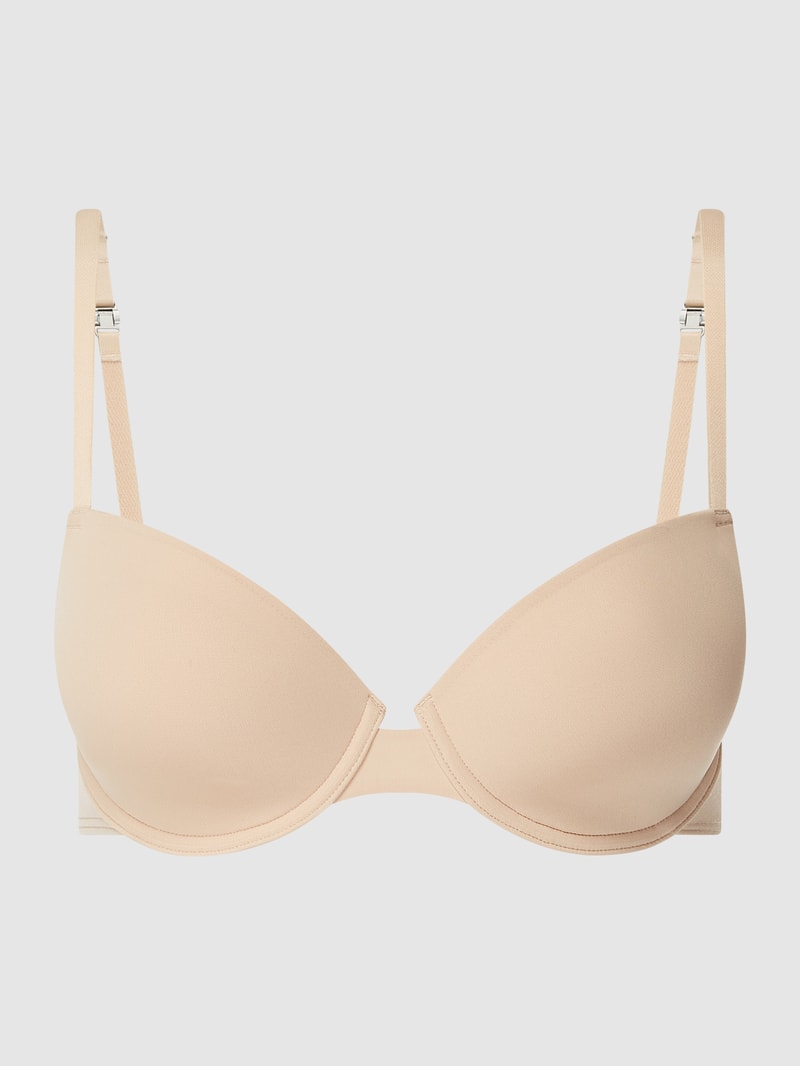 T-Shirt-BH aus Mikrofaser Modell 'Micro Lovers' in beige