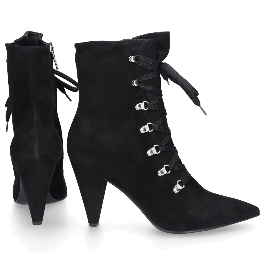 Gianvito Rossi - Stiefeletten WATERLOO Veloursleder - schwarz